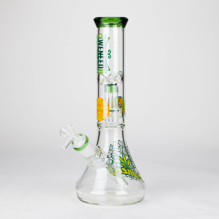 WENEED | 11" Flare Beaker Glass Bong WENEED® Green