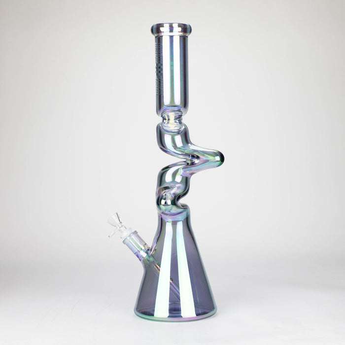 WENEED | 17.5" Iridescent Ripple Glass Bong Glass Bong WENEED®