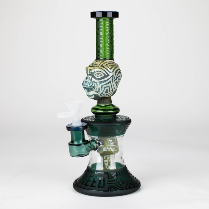 WENEED | 10" Jungle Totem Glass Bong Glass Bong WENEED® Blue