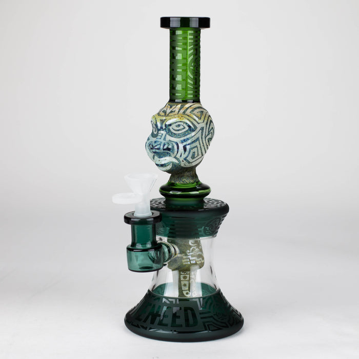 WENEED | 10" Jungle Totem Glass Bong Glass Bong WENEED® T-Black