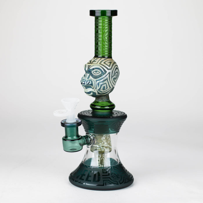 WENEED | 10" Jungle Totem Glass Bong Glass Bong WENEED® Purple
