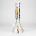 Z14" 7 mm Glass Bong With Magic Mushroom Design Glass Bong 777 Smoke Design1