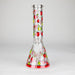 10" Glass Bong With Fruit Design Glass Bong 777 Smoke