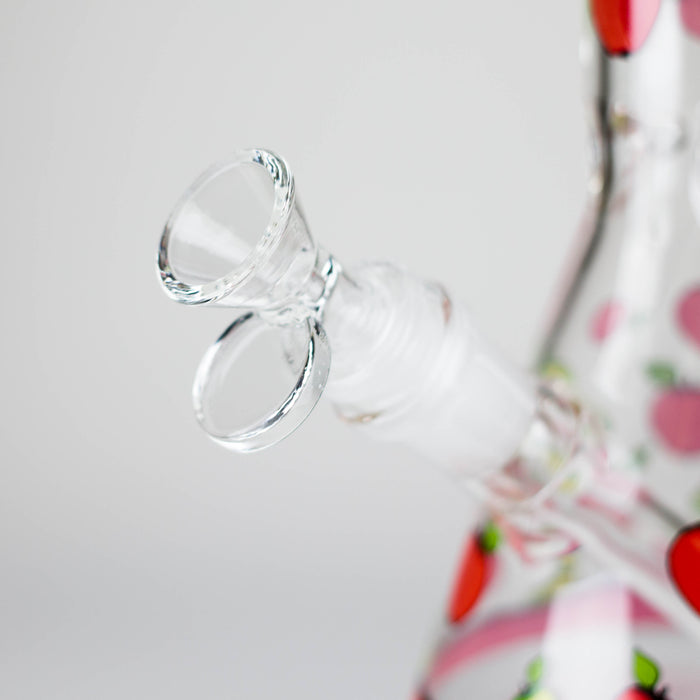 10" Glass Bong With Fruit Design Glass Bong 777 Smoke