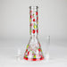 10" Glass Bong With Fruit Design Glass Bong 777 Smoke