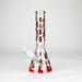 10" Glass Bong With Fruit Design Glass Bong 777 Smoke Strawberry