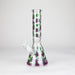 10" Glass Bong With Fruit Design Glass Bong 777 Smoke Grape