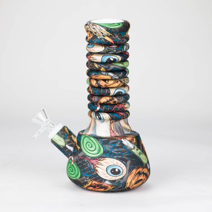 9"-15" Extendable Silicone Water Bong Bongs 777 Smoke