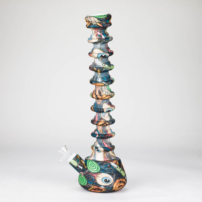 9"-15" Extendable Silicone Water Bong Bongs 777 Smoke