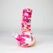 9"-15" Extendable Silicone Water Bong Bongs 777 Smoke Pattern3
