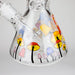 Z14" 7 mm Glass Bong With Magic Mushroom Design Glass Bong 777 Smoke