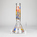 Z14" 7 mm Glass Bong With Magic Mushroom Design Glass Bong 777 Smoke
