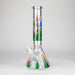 Z14" 7 mm Glass Bong With Magic Mushroom Design Glass Bong 777 Smoke Design2