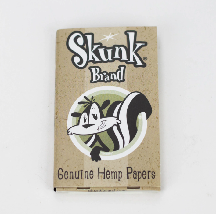 Skunk Brand | Hemp Rolling Papers Single Wide Box of 25 Single Wide Size NIBO Distribution