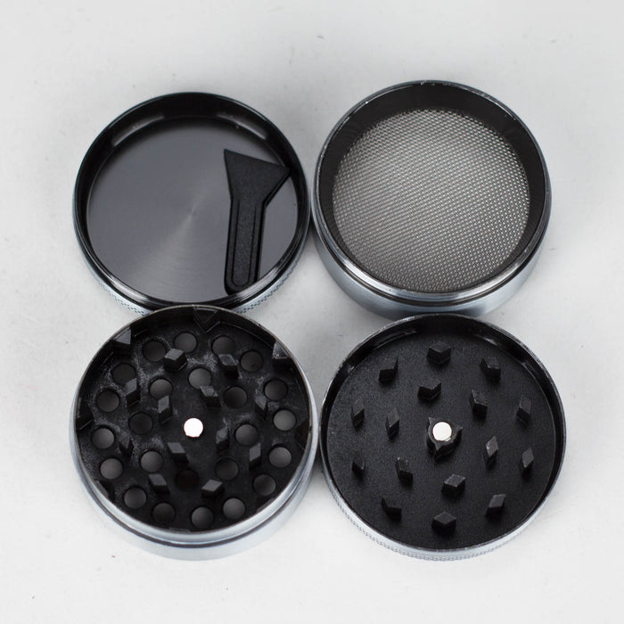 2" Metal Grinder Skull Design 4 Layers Box of 12 Herb Grinder 777 Smoke