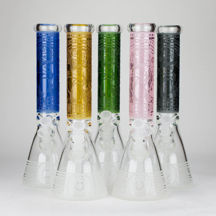 WENEED | 14" Cupid's Heart Beaker Glass Bong WENEED®