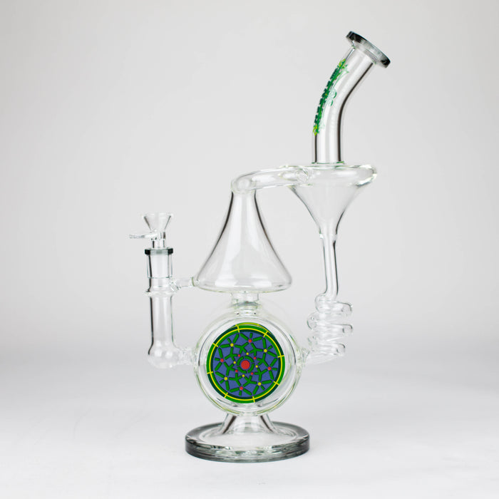 WENEED | 14.5" Orbit Cyclone Glass Bong Glass Bong WENEED®