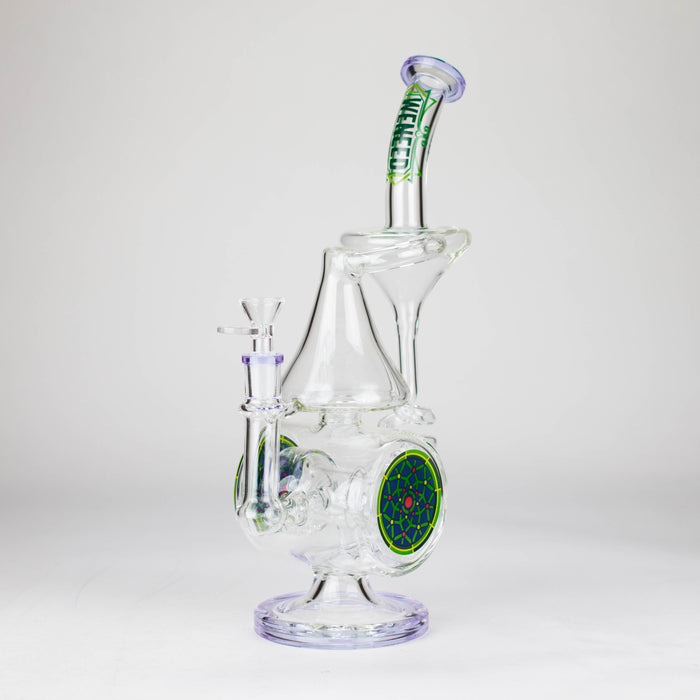 WENEED | 14.5" Orbit Cyclone Glass Bong Glass Bong WENEED® Purple