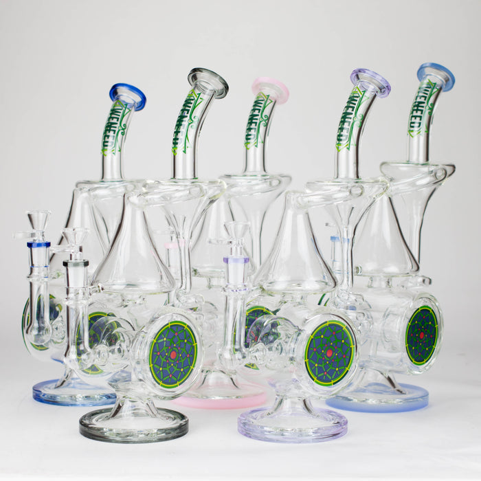 WENEED | 14.5" Orbit Cyclone Glass Bong Glass Bong WENEED®