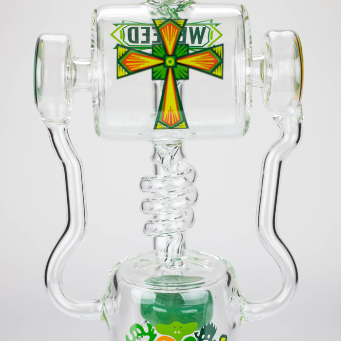 WENEED | 14" Pulse Helix Glass bong Glass Bong WENEED®