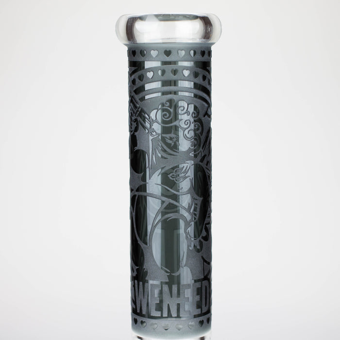 WENEED | 14" Cupid's Heart Beaker Glass Bong WENEED®