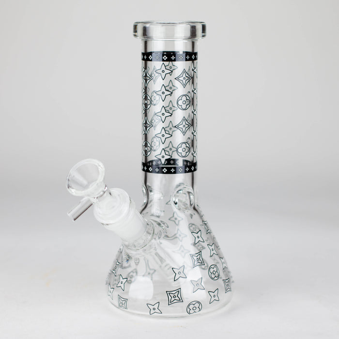8" 5mm 38mm Grown In The Dark Beaker Bong Glass Bong Super Supplys Inc Design A