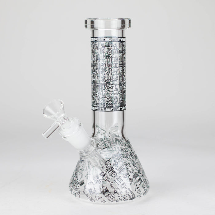 8" 5mm 38mm Grown In The Dark Beaker Bong Glass Bong Super Supplys Inc Design D