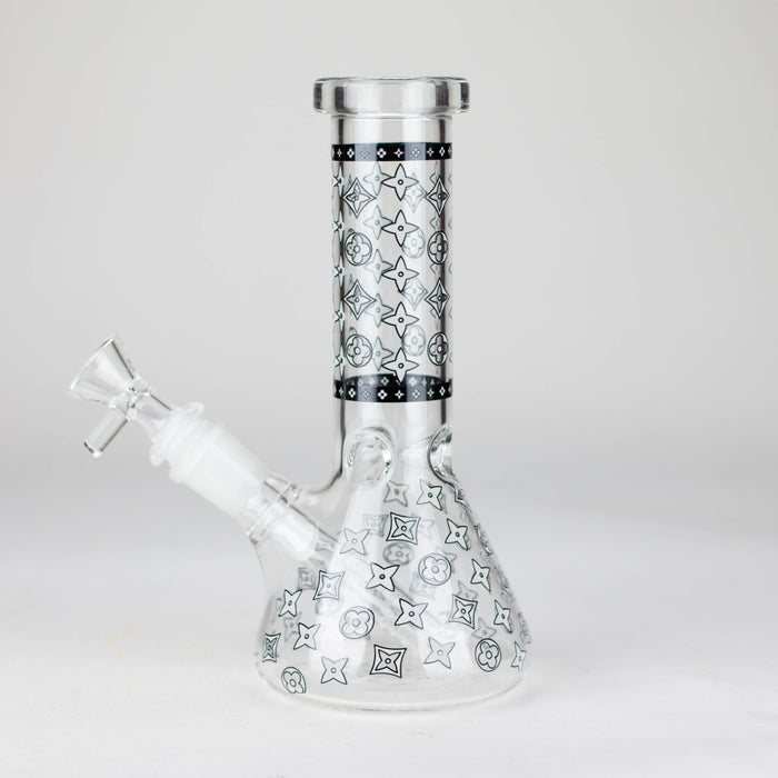 8" 5mm 38mm Grown In The Dark Beaker Bong Glass Bong Super Supplys Inc