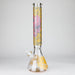 16" 7mm Artistic Design Beaker Glass Bong Super Supplys Inc Design A