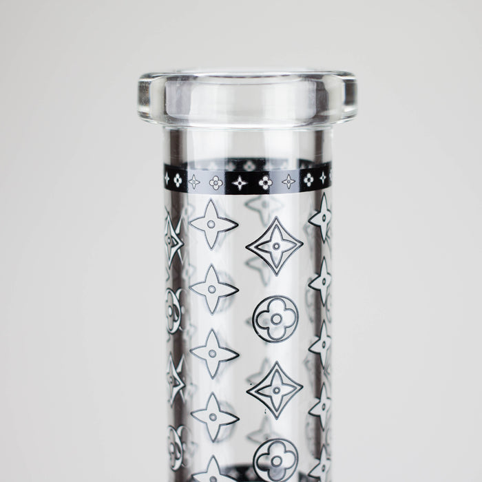 8" 5mm 38mm Grown In The Dark Beaker Bong Glass Bong Super Supplys Inc