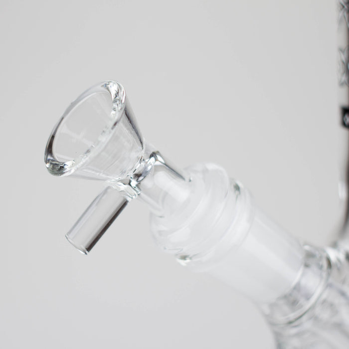 8" 5mm 38mm Grown In The Dark Beaker Bong Glass Bong Super Supplys Inc