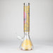 16" 7mm Artistic Design Beaker Glass Bong Super Supplys Inc