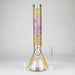 16" 7mm Artistic Design Beaker Glass Bong Super Supplys Inc