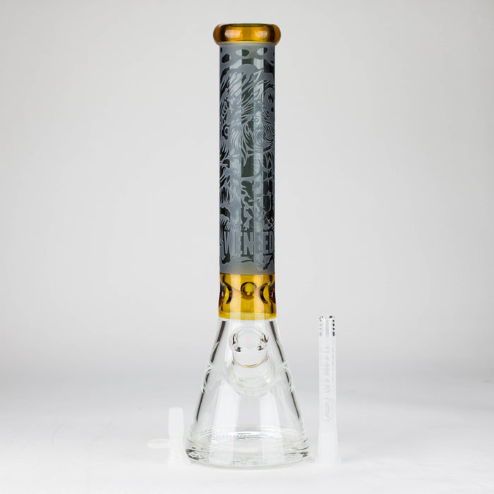 WENEED | 15" Trident Glass beaker Glass Bong WENEED®