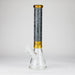 WENEED | 15" Trident Glass beaker Glass Bong WENEED® Black