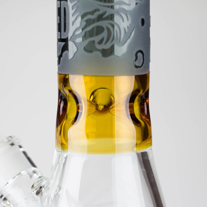 WENEED | 15" Trident Glass beaker Glass Bong WENEED®