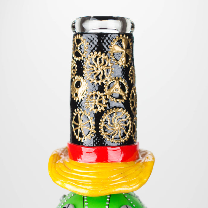 9" Wizard-Themed Sugar Skull Glass Bong [SK05] Glass Bong BB Canada