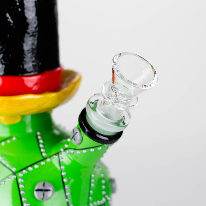 9" Wizard-Themed Sugar Skull Glass Bong [SK05] Glass Bong BB Canada
