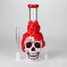 9" Rose sugar skull-themed glass bong [SK16] Glass Bong BB Canada