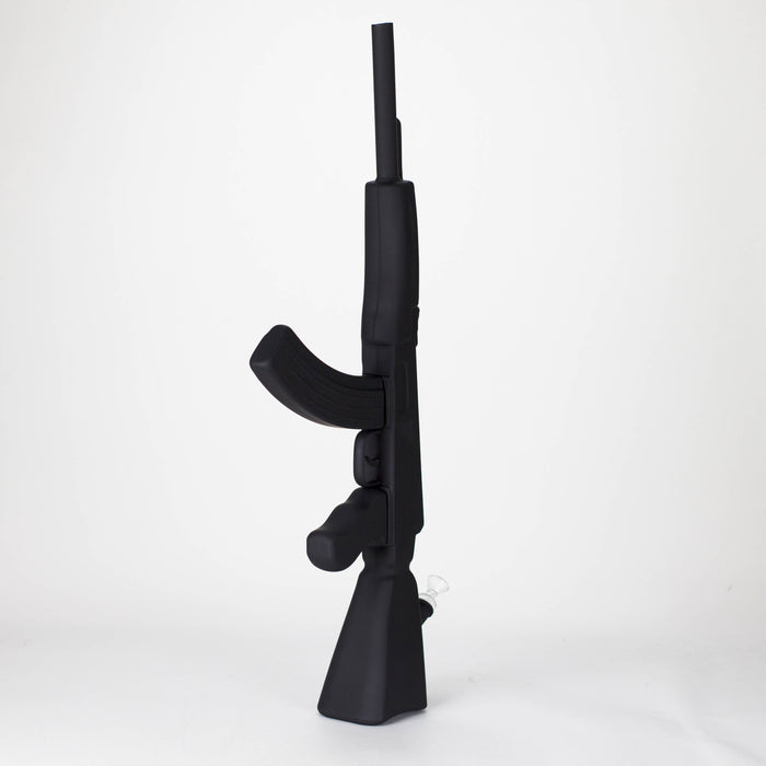 27" Painted AK-47 Design Glass Bong with Display Stand [GU005] Bongs BB Canada
