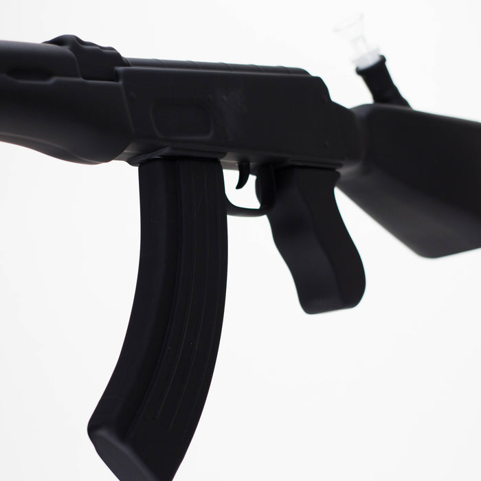 27" Painted AK-47 Design Glass Bong with Display Stand [GU005] Bongs BB Canada