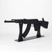 27" Painted AK-47 Design Glass Bong with Display Stand [GU005] Bongs BB Canada