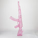 27" Painted AK-47 Design Glass Bong with Display Stand [GU005] Bongs BB Canada Pink