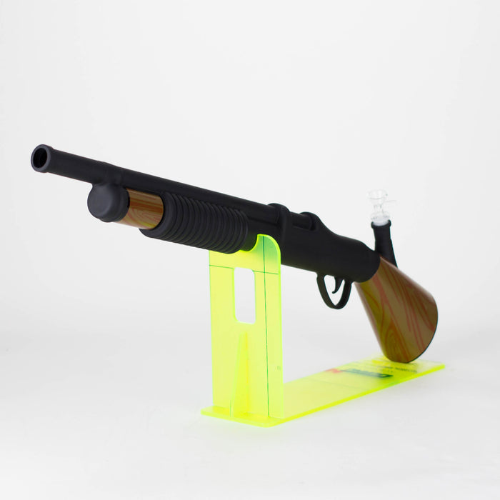 27" Painted Shotgun Design Glass Bong with Display Stand [GU006] Glass Bong BB Canada