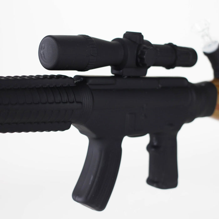 24" Rifle Smoke Glass Bong Glass Bong JJ Distribution