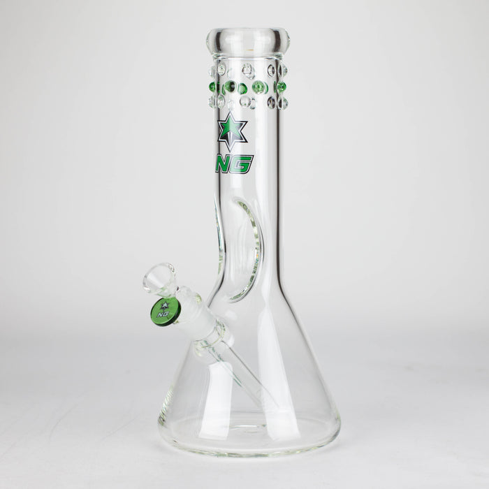 NG | 12 inch Elbow Ice Pinch Beaker [G1104] Glass Bong High-End Brands Glass Green
