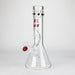NG | 12 inch Elbow Ice Pinch Beaker [G1104] Glass Bong High-End Brands Glass Red