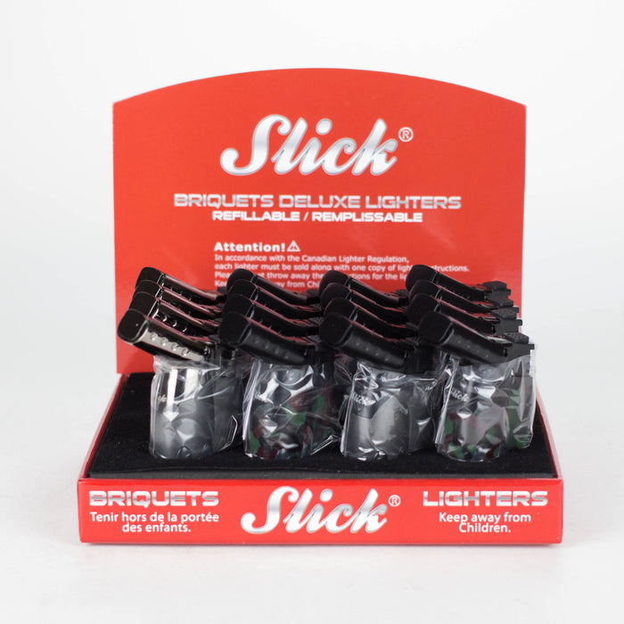 Slick® | Deluxe Torch Spitfire Lighter Box of 16 [H77-2]