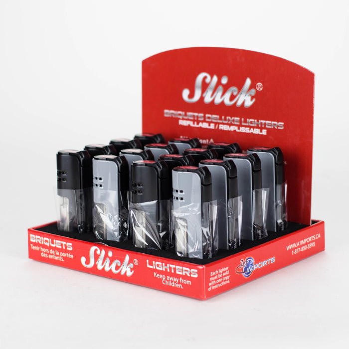 Slick® | Deluxe Torch Inferno Box of 16 [YYG-891] Torch Slick Lighters