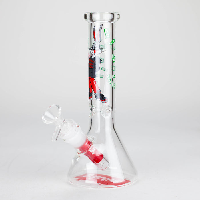 7.5" 4mm SUP Design Beaker Bong [PIP878] Glass Bong NIBO Distribution Design B